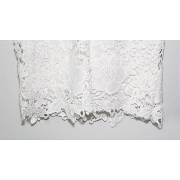 NWT White House Black Market Crochet Cami Top White Women's Size Small H13044 - Picture 13 of 16